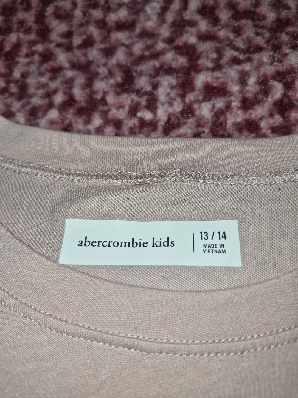 abercrombie kids Light Pink Long-Sleeve Crew Tee - Picture 2 of 2